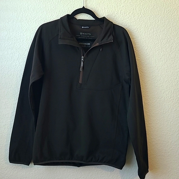 Beretta Other - Large Brown Beretta 1/4 Zip Pullover